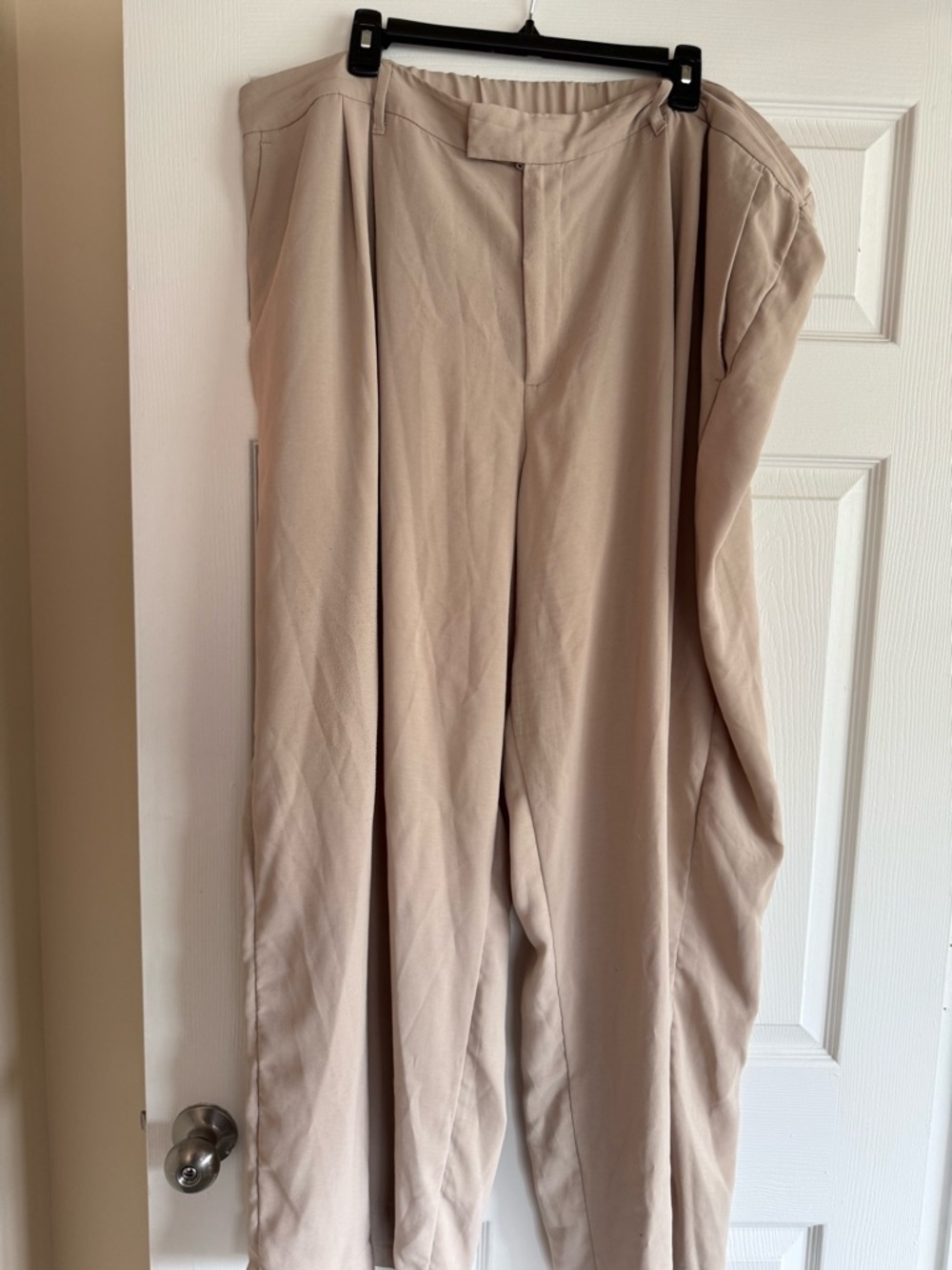 a new day Taupe High-Waist Pleated Trousers